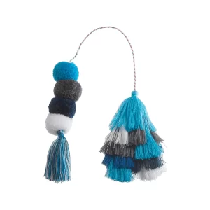 Bogg Bag Bauble Ocean Double Tassel