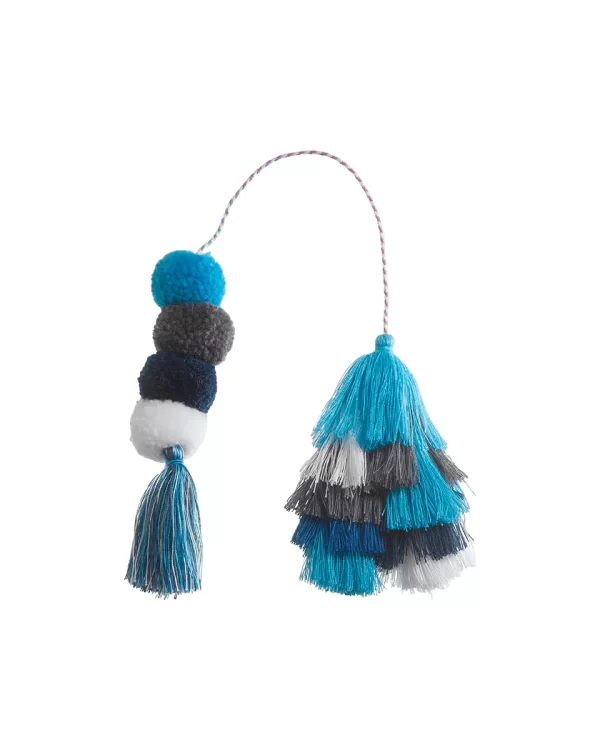 Bogg Bag Bauble Ocean Double Tassel