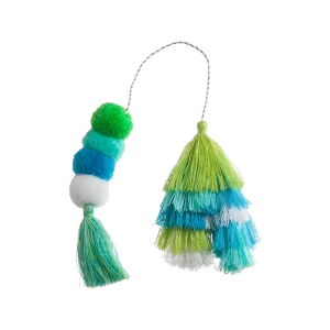 Bogg Bag Bauble Seaweed Double Tassel