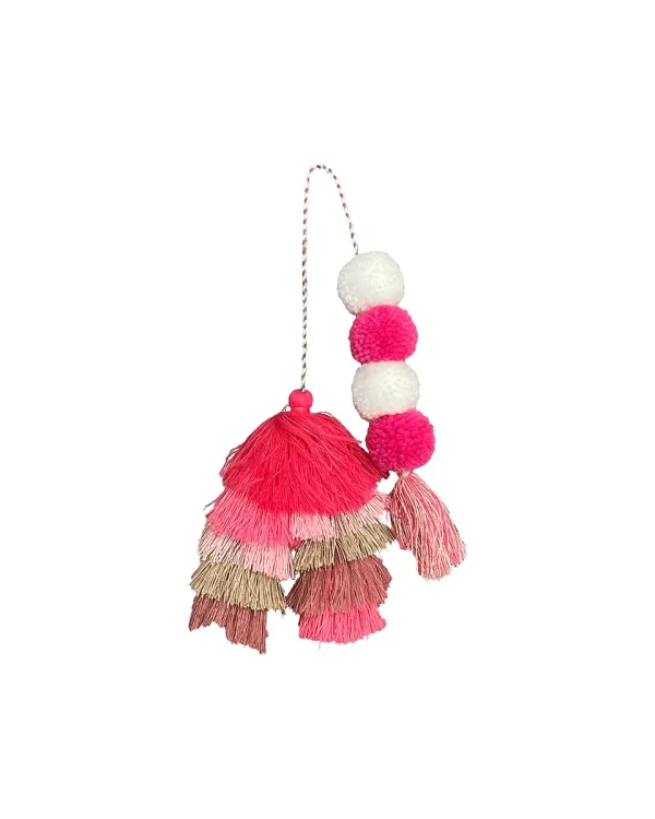 Bogg Bag Bauble Straw Market Double Tassel