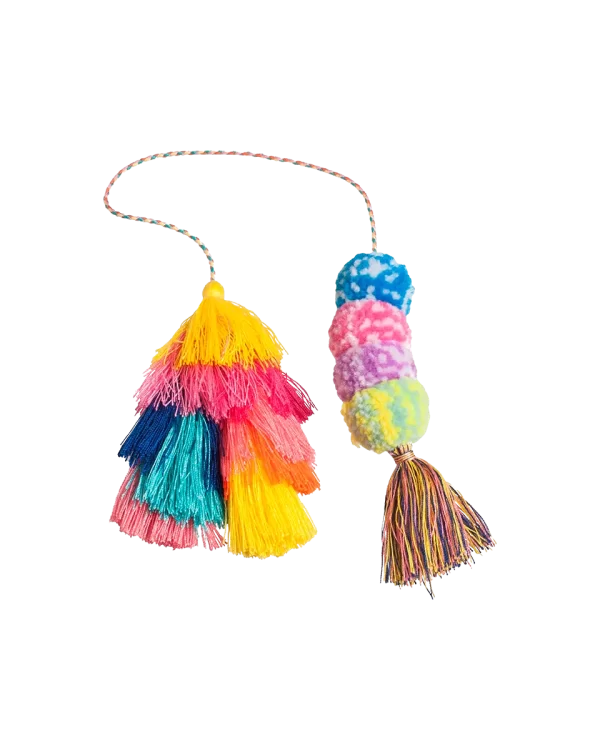 Bogg Bag Bauble Speckled Double Tassel