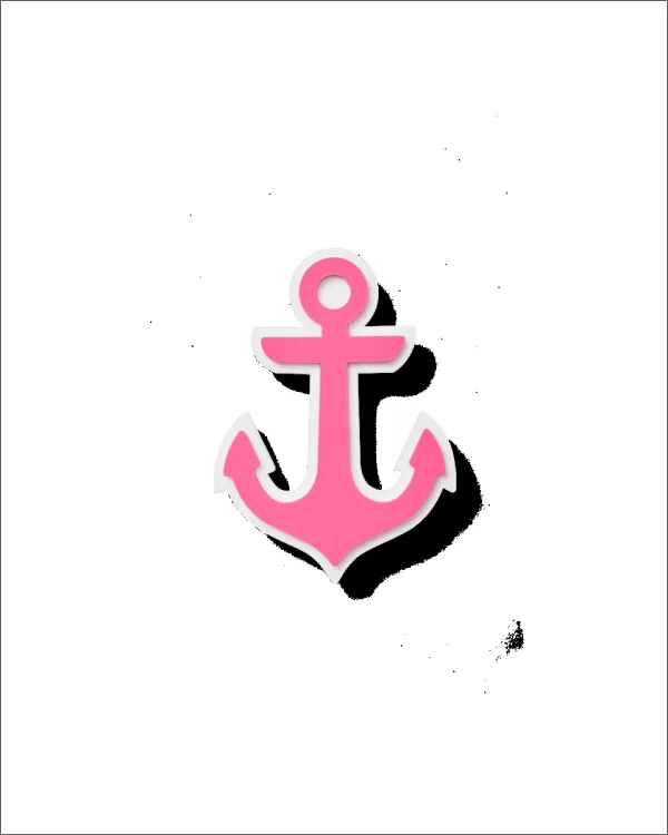 Bogg Bit Pink Anchor