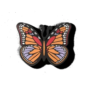 Bogg Bit  Sunset Butterfly