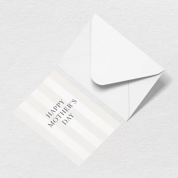 Mother’s Day Stripes Greeting Card